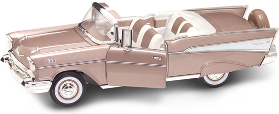 1957 Chevy Bel Air Convertible - Dusk Pearl (YatMing) 1/18