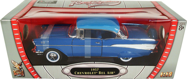 1957 Chevy Bel Air Coupe - Blue (YatMing) 1/18