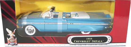 1959 Chevy Impala Convertible - Blue (YatMing) 1/18