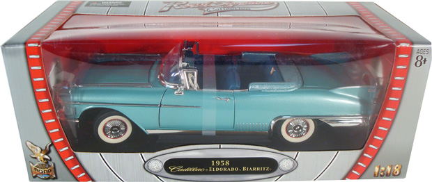 1958 Cadillac Eldorado Biarritz Convertible - Green Metallic (YatMing) 1/18