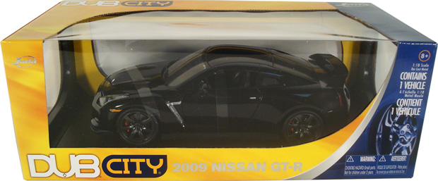 Nissan GT-R - Black (DUB City) 1/18