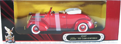 1937 Ford V8 Convertible - Red (YatMing) 1/18