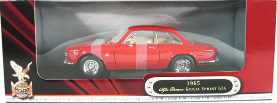 1965 Alfa Romeo Giulia Sprint GTA - Red (YatMing) 1/18 diecast car ...