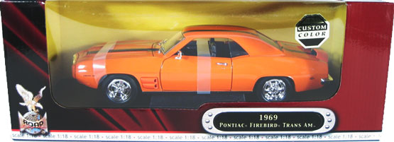 1969 Pontiac Firebird Trans Am - Orange (YatMing) 1/18