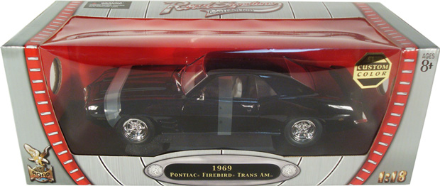 1969 Pontiac Firebird Trans Am - Black (YatMing) 1/18