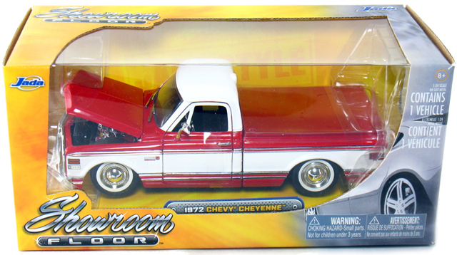 1972 Chevy Cheyenne - Glossy Red (Jada Toys Showroom Floor) 1/24