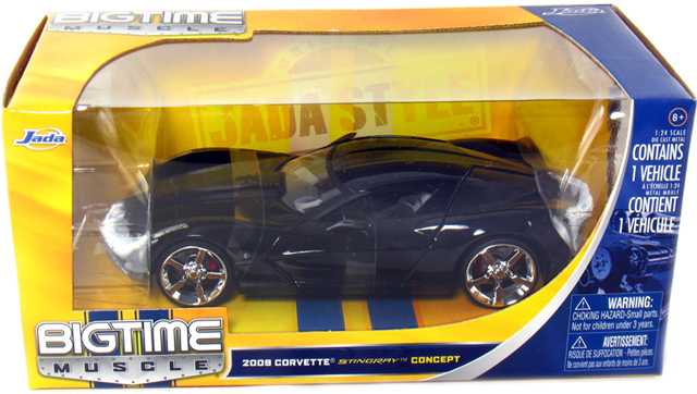 2009 Chevy Corvette Sting Ray Concept - Black (DUB City) 1/24