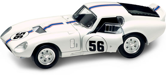 1965 Shelby Cobra Daytona Coupe - White (YatMing) 1/18