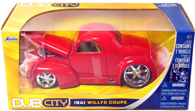 1941 Willys Coupe - Red (D-Rods) 1/24