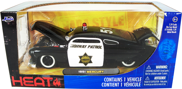 1951 Mercury Chopped Top Highway Patrol Police Car (DUB City HEAT) 1/24