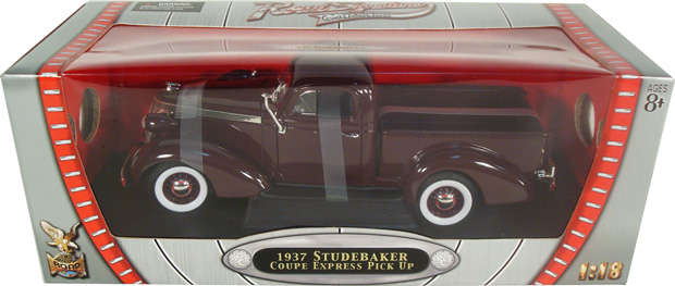 1937 Studebaker Coupe Express Truck - Burgundy (YatMing) 1/18