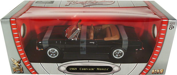 1969 Chevy Corvair Monza - Black (YatMing) 1/18