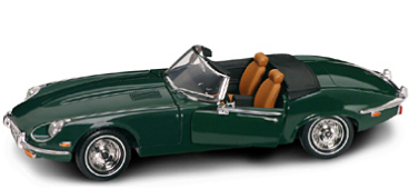 1971 Jaguar E-Type Series III - Green (YatMing) 1/18