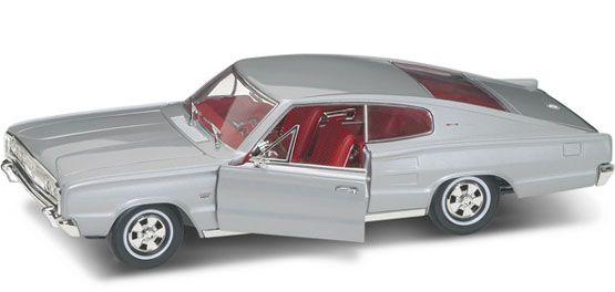 1966 Dodge Charger - Silver (YatMing) 1/18