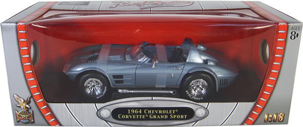 1964 Chevy Corvette Grand Sport Roadster - Metallic Blue (Yat Ming) 1/18
