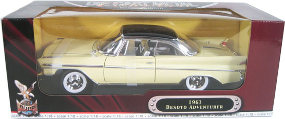 1961 DeSoto Adventurer - Yellow (YatMing) 1/18