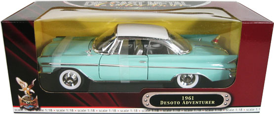 1961 DeSoto Adventurer - Light Green (YatMing) 1/18