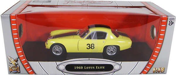 1960 Lotus Elite #38 Day Track Version - Yellow (YatMing) 1/18
