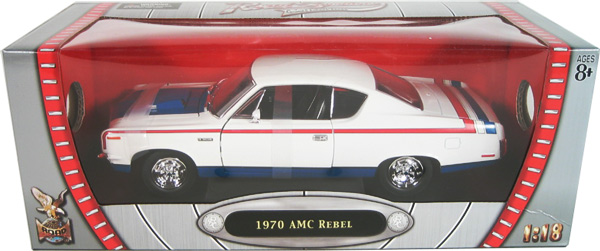 1970 AMC Rebel Machine - White (YatMing) 1/18