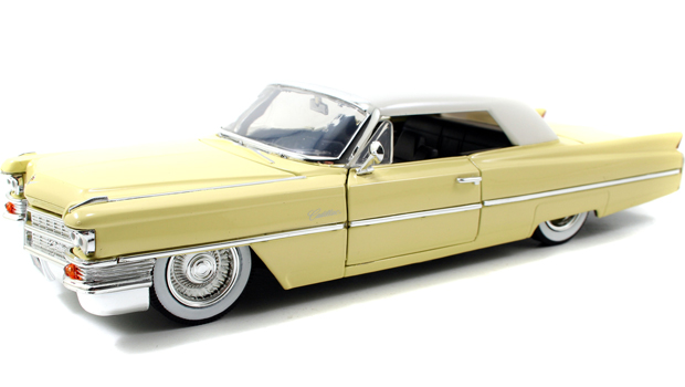 1963 Cadillac DeVille - Light Yellow (Jada Toys Showroom Floor) 1/24