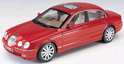 1998 Jaguar S-Type 4.0 - Red (Welly) 1/18