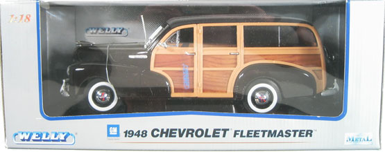 1948 Chevrolet Fleetmaster - Black (Welly) 1/18