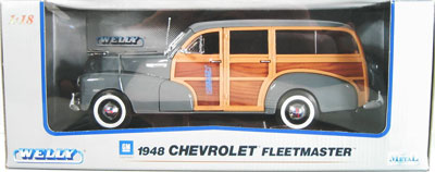 1948 Chevrolet Fleetmaster - Gray (Welly) 1/18