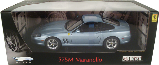 Ferrari 575M Maranello "Bad Boys 2" (Hot Wheels Elite) 1/18