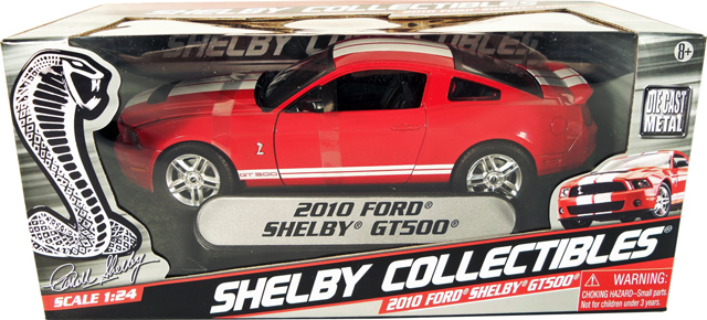 2010 Shelby Mustang GT500 - Red (Shelby Collectibles) 1/24