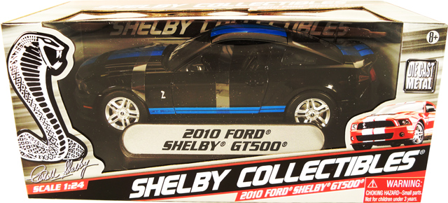 2010 Shelby Mustang GT500 - Black (Shelby Collectibles) 1/24