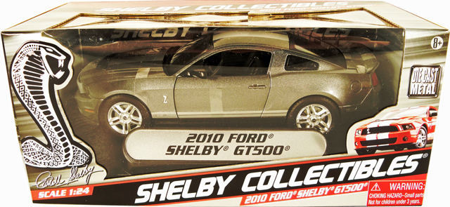 2010 Shelby Mustang GT500 - Grey (Shelby Collectibles) 1/24