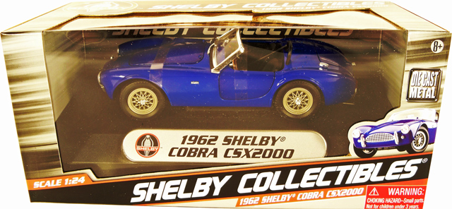 1962 Shelby Cobra CSX2000 - Blue (Shelby Collectibles) 1/24