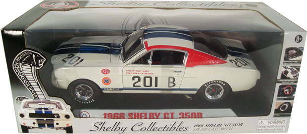 1966 Mustang Shelby GT350R #201 Walt Hane (Shelby Collectibles) 1/18