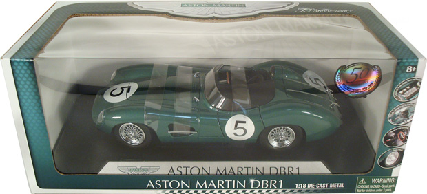 1959 Aston Martin DBR1 #5 Le Mans (Shelby Collectibles) 1/18
