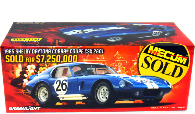 1965 Shelby Daytona Cobra CSX 2601 (Greenlight) 1/18