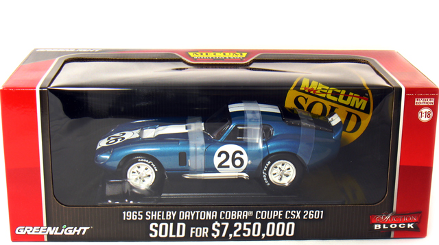 1965 Shelby Daytona Cobra CSX 2601 (Greenlight) 1/18