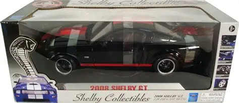 2007 Shelby Mustang GT-500 - Black w/ Red Package (Shelby Collectibles) 1/18