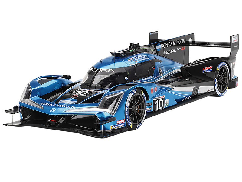 2024 Acura ARX-06 GTP #10 Filipe Albuquerque - Marcus Ericsson - Brendon Hartley - Ricky Taylor "Wayne Taylor Racing with Andretti" IMSA "24 Hours of Daytona" (Top Speed) 1/18