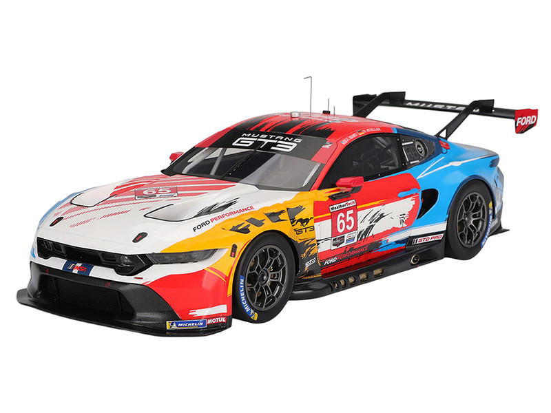 2024 Ford Mustang GT3 #65 Joey Hand - Dirk Muller "Ford Multimatic Motorsports" "Motul Course de Monterey - Laguna Seca" (Top Speed) 1/18