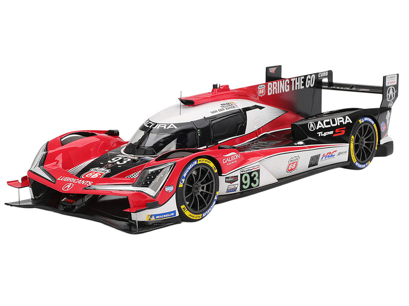 2025 Acura ARX-06 #93 Alex Palou - Renger van der Zande - Nick Yelloly "Acura Meyer Shank Racing" 3rd Place GTP IMSA "12 Hours of Sebring" (Top Speed) 1/18