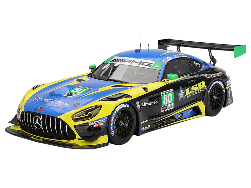 2025 Mercedes-AMG GT3 EVO #80 Scott Andrews - Ralf Aron - Eric Filgueiras - Dan Knox "Lone Star Racing" IMSA "24 Hours of Daytona" (Top Speed) 1/18
