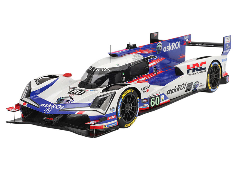 2025 Acura ARX-06 GTP #60 Tom Blomqvist - Colin Braun - Scott Dixon - Felix Rosenqvist "Acura Meyer Shank Racing with Curb-Agajanian" 2nd Place IMSA "24 Hours of Daytona" (Top Speed) 1/18