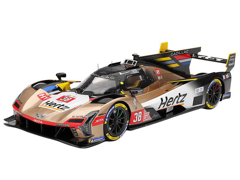 2025 Cadillac V-Series.R #38 Earl Bamber - Sebastien Bourdais - Jenson Button "Cadillac Hertz Team Jota" FIA WEC "24 Hours of Le Mans" (Top Speed) 1/18