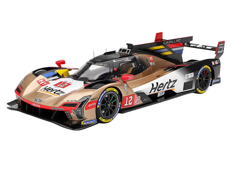 2025 Cadillac V-Series.R #12 Alex Lynn - Norman Nato - Will Stevens "Cadillac Hertz Team Jota" FIA WEC "24 Hours of Le Mans" (Top Speed) 1/18