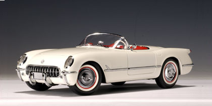 1953 Chevy Corvette - Polo White (AUTOart) 1/18