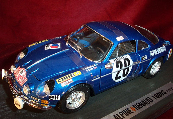 1971 Renault Alpine 1600S #28 (Maisto) 1/18