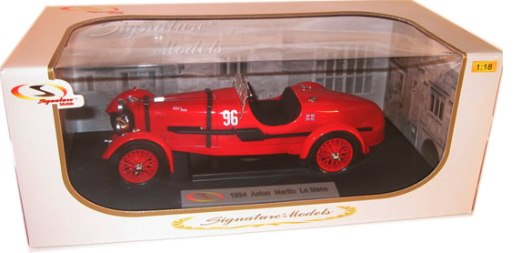 1934 Aston Martin MKII Le Mans #96 (Signature) 1/18