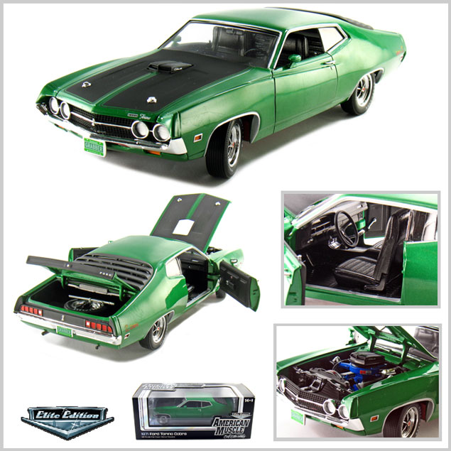 1971 Ford Torino Cobra - Grabber Green (Ertl American Muscle) 1/18