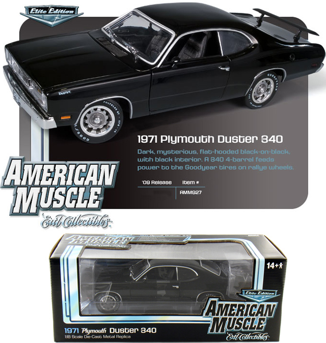 1971 Plymouth Duster 340 (Ertl American Muscle) 1/18