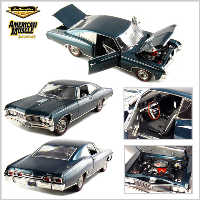 1967 Chevy Impala SS427 - Tahoe Turquoise (Ertl American Muscle) 1/18